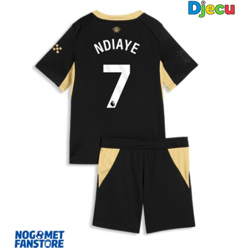 Manchester City Iliman Ndiaye #7 Gostujuci Dres za djecu 2026-27 Kratak Rukav (+ Kratke hlače)